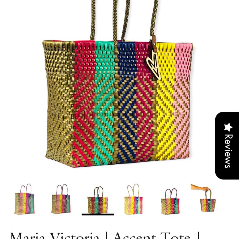 Maria Victoria Multi Colored Tote!